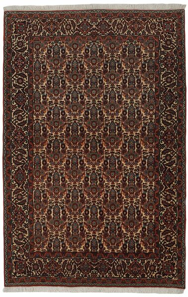 136X210 Tappeto Orientale Bidjar Nero/Marrone (Lana, Persia/Iran)