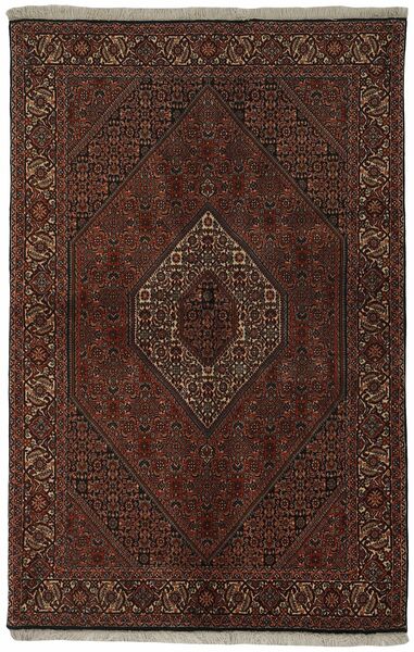 136X214 Tappeto Orientale Bidjar Nero/Marrone (Lana, Persia/Iran)