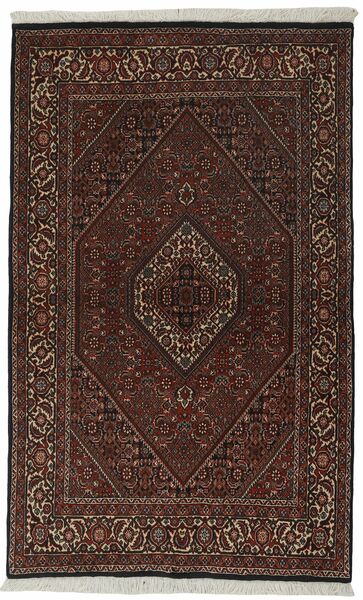 Alfombra Oriental Bidjar 110X181 Negro/Marrón (Lana, Persia/Irán)