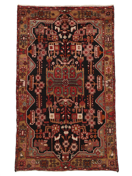  144X240 Nahavand Old Rug Black/Dark Red Persia/Iran Carpetvista