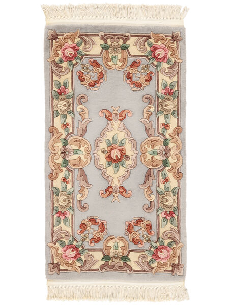  Oosters China 90 Line Vloerkleed 69X122 Bruin/Beige Wol, China Carpetvista