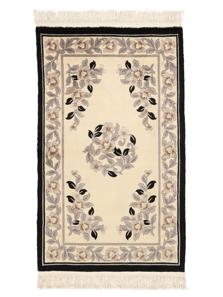 China 90 Line Rug 91X152 Beige/Brown Wool, China Carpetvista