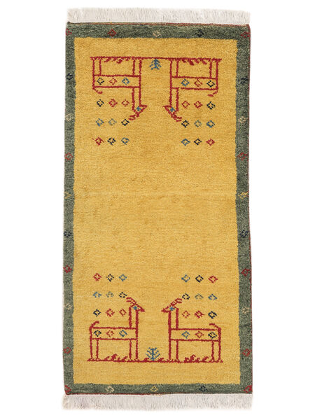 59X117 Alfombra Gabbeh Rustic Moderna Naranja/Amarillo Oscuro (Lana, Persia/Irán) Carpetvista