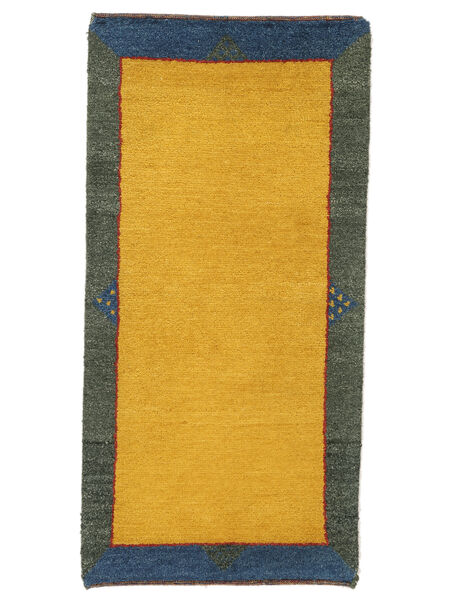  Perzisch Gabbeh Rustic Vloerkleed 60X117 Oranje/Zwart (Wol, Perzië/Iran)