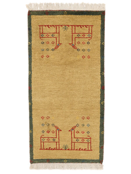 61X121 Alfombra Gabbeh Rustic Moderna Naranja/Marrón (Lana, Persia/Irán) Carpetvista