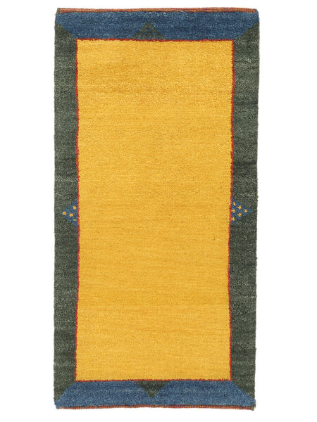 Alfombra Gabbeh Rustic 62X127 Naranja/Negro (Lana, Persia/Irán)