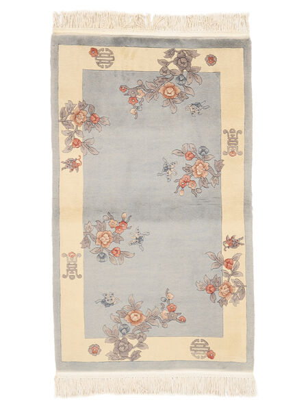  91X152 China 90 Line Rug Beige/Orange China Carpetvista