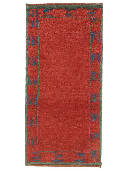 58X122 Alfombra Gabbeh Rustic Moderna Rojo Oscuro/Negro (Lana, Persia/Irán) Carpetvista