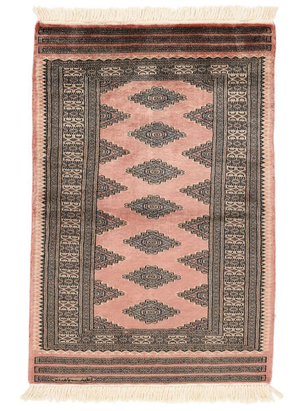  Orientalisk Pakistan Bokhara 3Ply Matta 79X118 Brun/Röd Ull, Pakistan Carpetvista