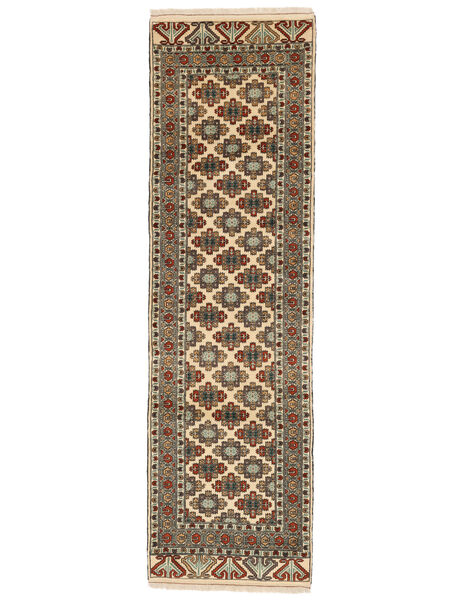  Perzisch Turkaman Vloerkleed 84X287 Tapijtloper Bruin/Zwart (Wol, Perzië/Iran)