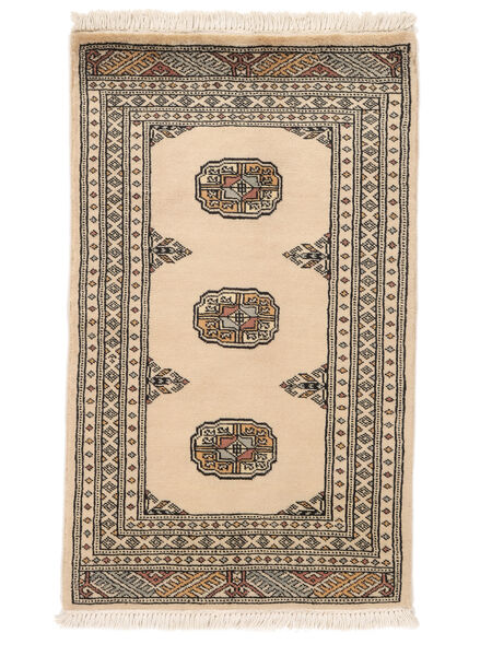  61X101 Medallion Small Pakistan Bokhara 2Ply Rug Wool, Carpetvista