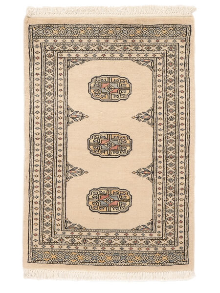  62X92 Medallion Small Pakistan Bokhara 2Ply Rug Wool, Carpetvista