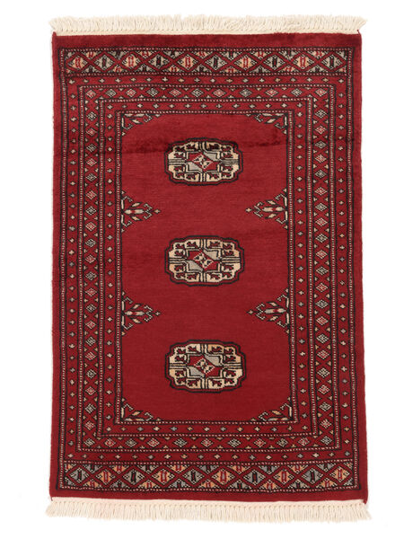 Tappeto Pakistan Bukara 2Ply 61X93 Rosso Scuro/Nero (Lana, Pakistan)