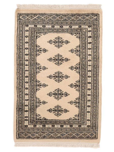 Dywan Pakistański Bucharski 2Ply 62X94 Beżowy/Pomarańczowy (Wełna, Pakistan )