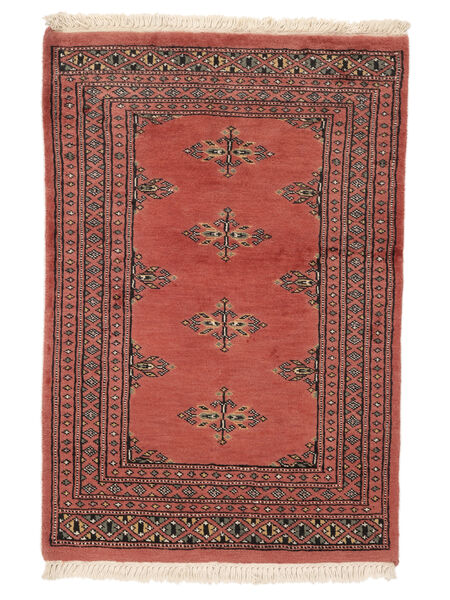  Pakistan Bukara 2Ply Alfombra 65X94 De Lana Rojo Oscuro/Negro Pequeño Carpetvista