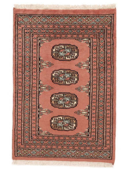  Pakistański Bucharski 2Ply Dywan 61X90 Wełniany Czerwony/Ciemnoczerwony Mały Carpetvista