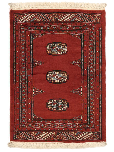  Oriental Pakistan Bokhara 2Ply Rug 65X91 Dark Red/Black Wool, Pakistan Carpetvista