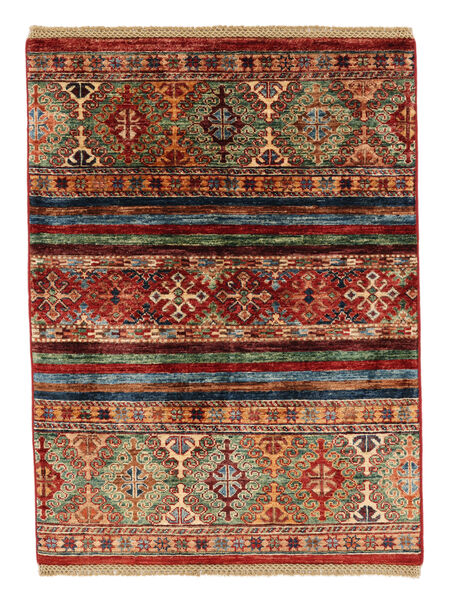  Shabargan Teppe 88X119 Mørk Rød/Svart Carpetvista