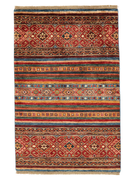  Shabargan Matta 83X127 Mörkröd/Brun Carpetvista