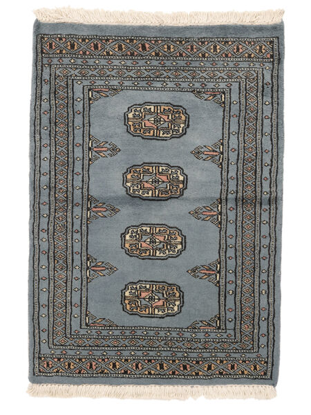 Pakistan Bokhara 2Ply Vloerkleed 62X88 Donkergrijs/Zwart Wol, Pakistan Carpetvista