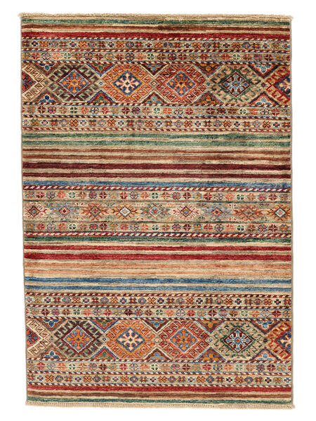  87X124 Righe Piccolo Shabargan Tappeto Lana, Carpetvista