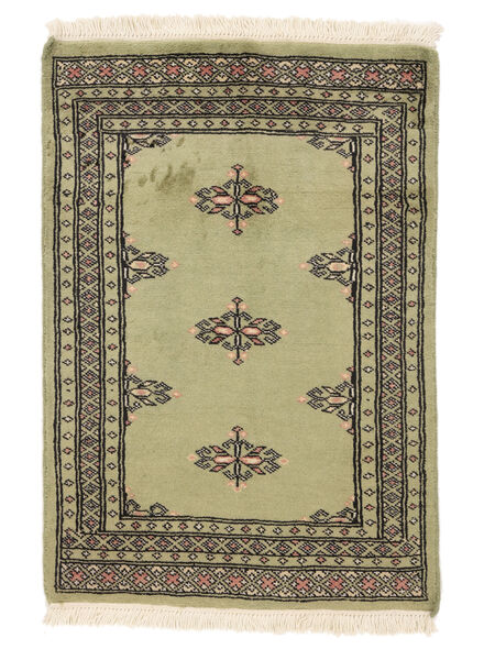 Pakistan Bokhara 2Ply Tæppe 62X89 Mørkegul/Sort Uld, Pakistan Carpetvista