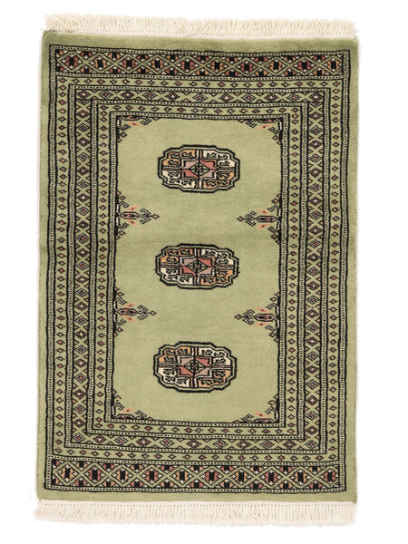  Pakistan Bokhara 2Ply 61X89 Uldtæppe Mørkegul/Sort Lille Carpetvista