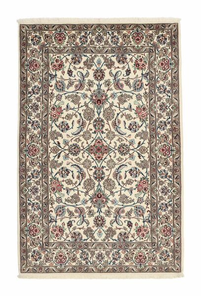  107X165 Medallion Small Isfahan Silk Warp Rug Wool