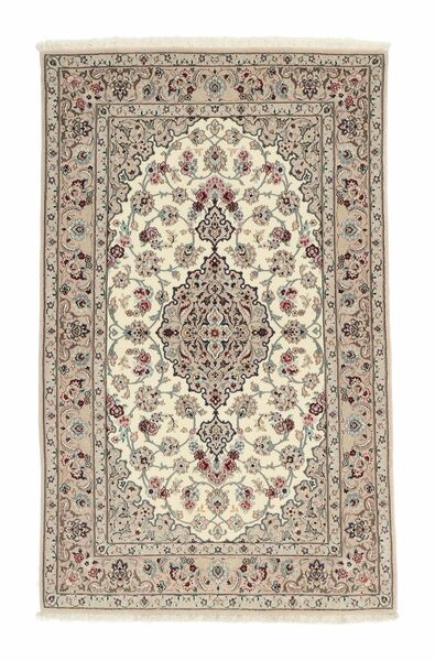  105X170 Medallion Small Isfahan Silk Warp Rug Wool