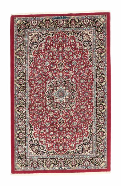 Qum Sherkat Farsh Rug 110X174 Dark Red/Brown Wool, Persia/Iran