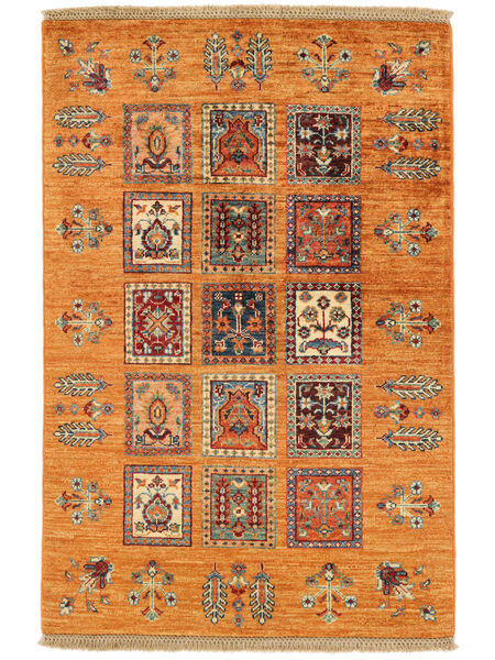  85X125 Shabargan Teppich Orange/Braun Afghanistan Carpetvista