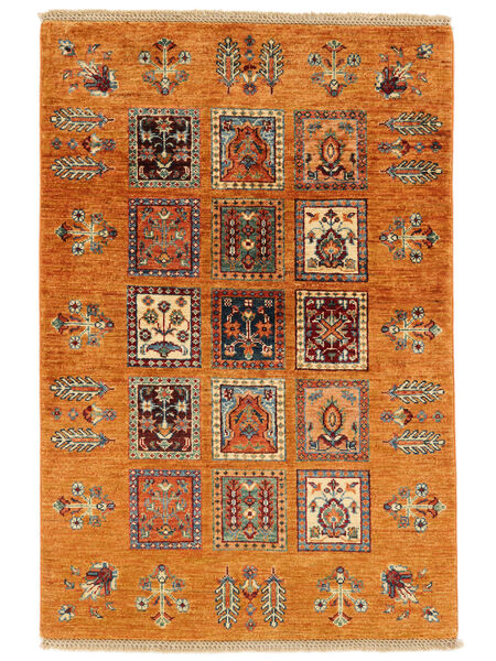  Shabargan Rug 86X128 Brown/Orange Carpetvista