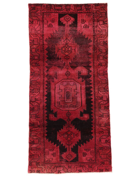 Dywan Colored Vintage 94X196 Chodnikowy Ciemnoczerwony/Czarny (Wełna, Persja/Iran)