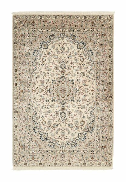  Qum Zijde Vloerkleed 100X150 Perzisch Zijden Tapijt Beige/Bruin Klein