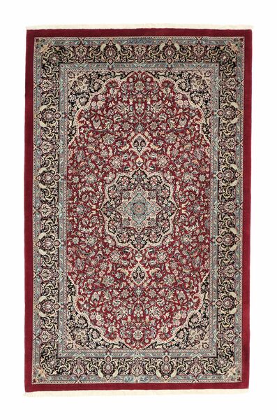  108X170 Medallion Small Ilam Sherkat Farsh Silk Rug Wool