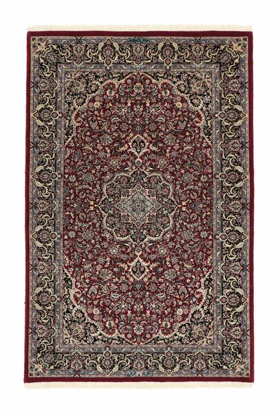 Alfombra Oriental Ilam Sherkat Farsh De Seda 104X160 Negro/Marrón (Lana, Persia/Irán)