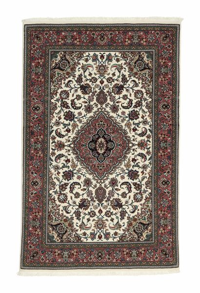  Persisk Ilam Sherkat Farsh Silke Matta 105X165 Svart/Brun