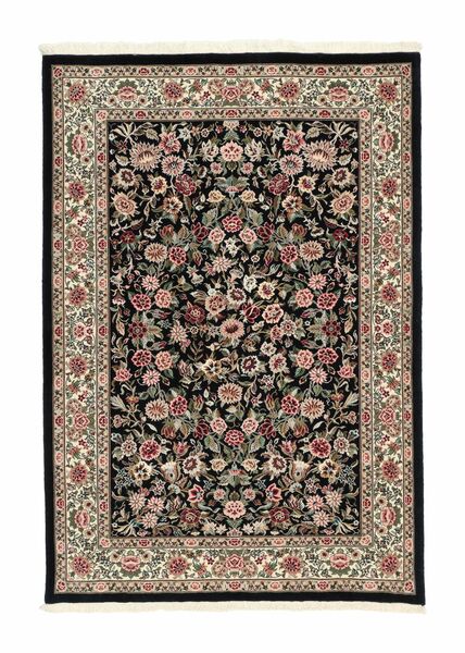 107X155 Ilam Sherkat Farsh Silk Rug Oriental Black/Brown (Wool, Persia/Iran)