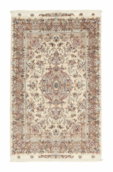  102X155 Medaille Klein Tabriz 50 Raj Met Zijde Vloerkleed Wol