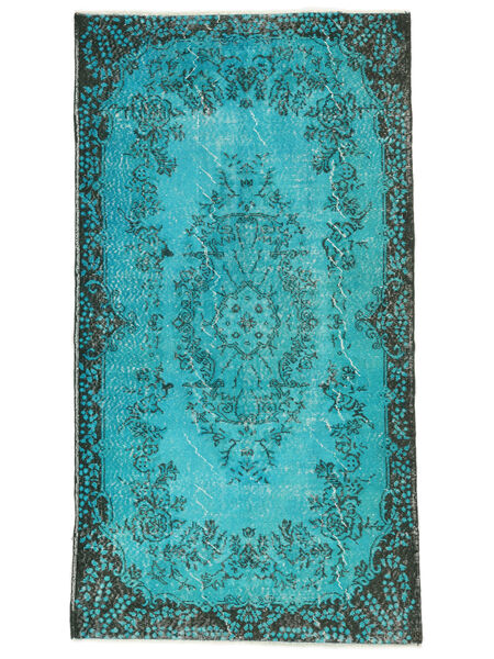  116X212 Colored Vintage Rug Dark Teal/Black Turkey