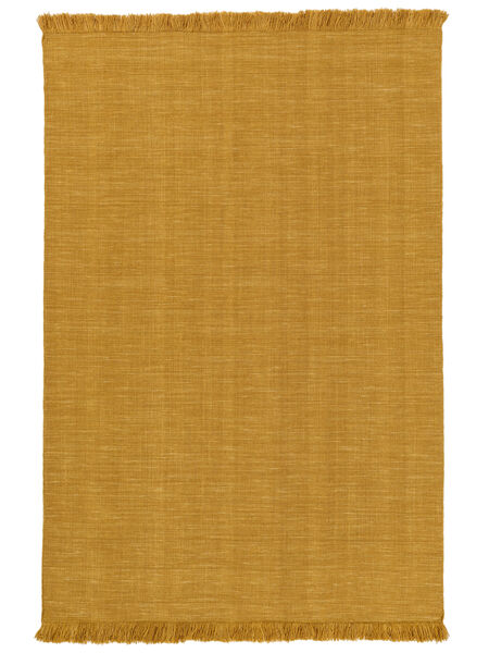 Zandra Kelim 140X200 Small Mustard Yellow Rug