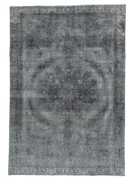 190X277 Tappeto Colored Vintage Moderno Grigio Scuro/Nero (Lana, Persia/Iran)