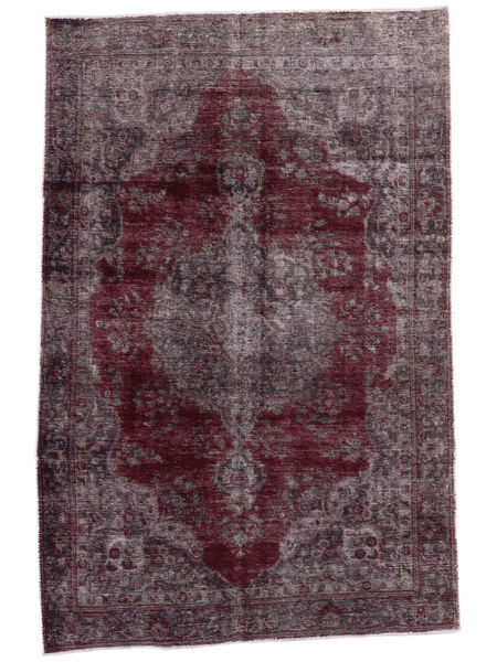  182X284 Colored Vintage Covor Negru/Dark Red Persia/Iran
