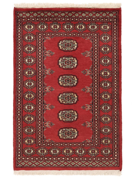  Pakistański Bucharski 2Ply Dywan 81X121 Wełniany Ciemnoczerwony/Czarny Mały Carpetvista