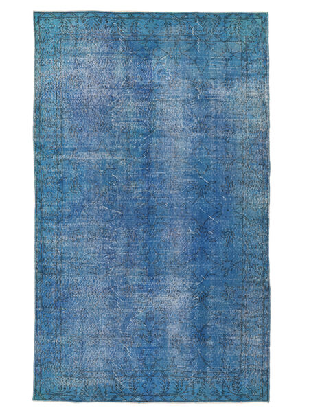  176X288 Colored Vintage Rug Dark Blue Turkey