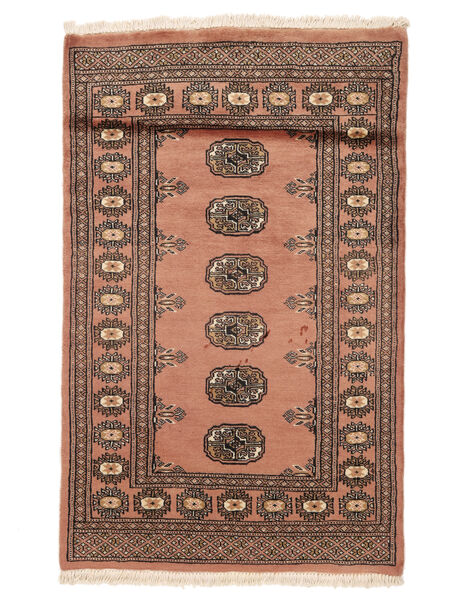  Pakistan Bokhara 2Ply Rug 79X126 Brown/Black Carpetvista