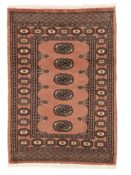  Orientalisk Pakistan Bokhara 2Ply Matta 81X114 Brun/Svart Ull, Pakistan Carpetvista