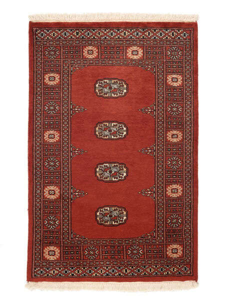  Pakistan Bokhara 2Ply Tepih 79X120 Vuneni Tamno Crvena/Crna Mali Sag Carpetvista