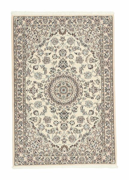 Tappeto Persiano Nain 9La 102X150 Marrone/Arancione (Lana, Persia/Iran)