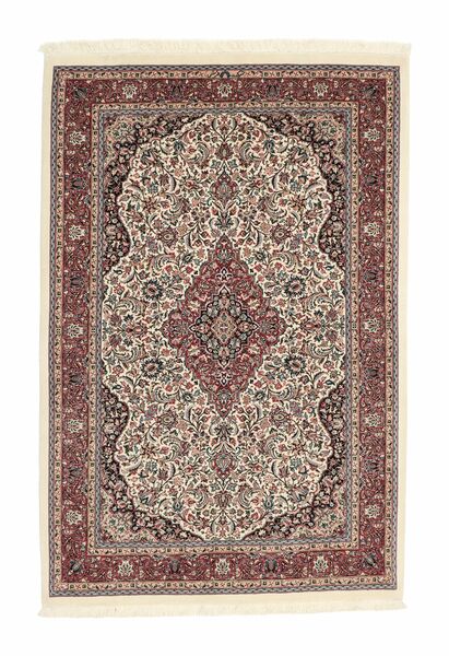  105X157 Medallion Piccolo Ilam Sherkat Farsh Di Seta Tappeto Lana